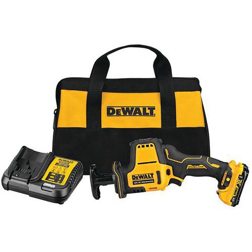 Scie Sabre Compacte Xr 12v 2ah -2 Batteries Et Coffret Tstak