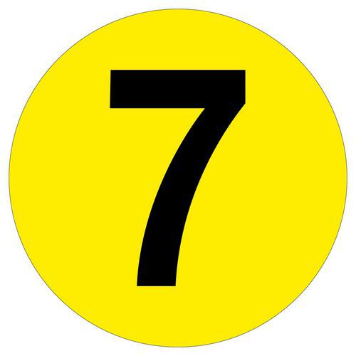 Cercle Pour Marquage Au Sol Msg:7 Mdl:chiffre