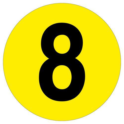 Cercle Pour Marquage Au Sol Msg:8 Mdl:chiffre