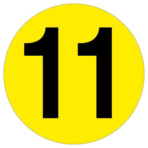 Cercle Pour Marquage Au Sol Msg:11 Mdl:chiffre