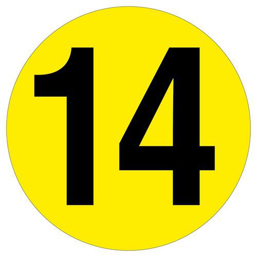 Cercle Pour Marquage Au Sol Msg:14 Mdl:chiffre