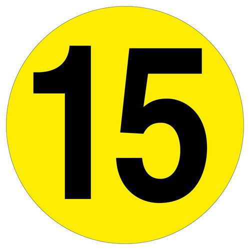 Cercle Pour Marquage Au Sol Msg:15 Mdl:chiffre