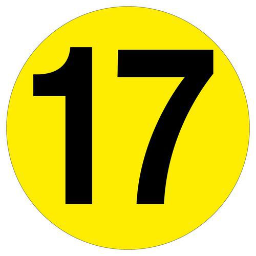 Cercle Pour Marquage Au Sol Msg:17 Mdl:chiffre