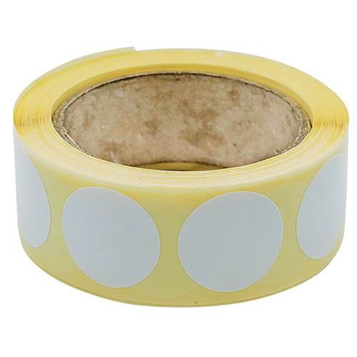 Pastille Adhésive Amovible En Rouleau Blanc - Manutan