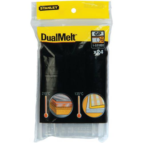 Stanley 1 Bâtons De Colle Ã˜ 7 Mm - Long. 100 Mm - Sachet De 24