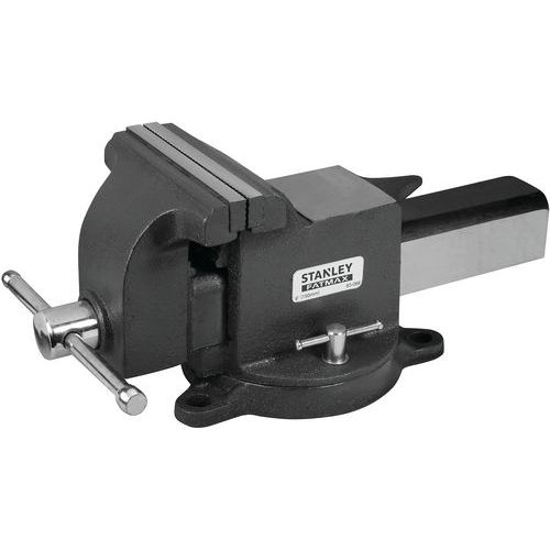 Stanley 1 Etaux D'etabli Maxsteel - Grande Resistance 150mm - Corps En Fonte