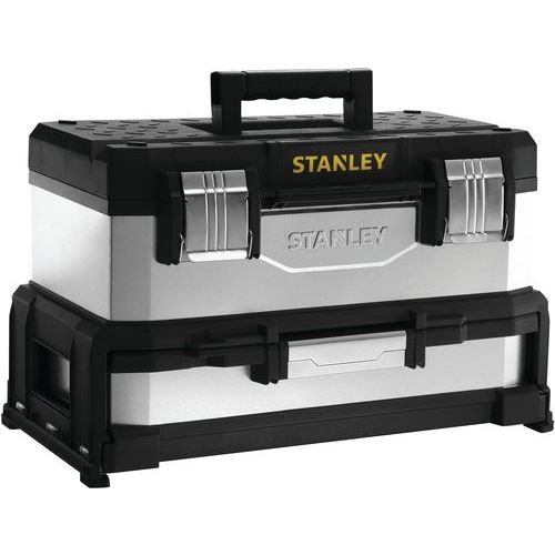 Stanley 1 Boite à Outils A Tiroir Bimatière Galvanisée 51cm