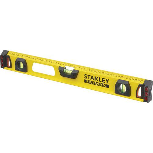 Stanley 1 Niveau Profile I-beam Aluminium Fatmax - 3 Fioles