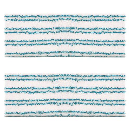 2 Serpillieres Pour Brosse Vaporflexi Polti Pro 85/95 Flexi
