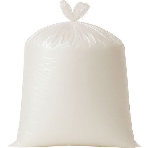 Lot de 200 sacs poubelle transparents 75L 45 microns - Idéal gestion des déchets