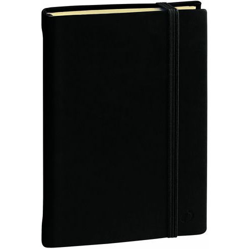 Quo Vadis - Carnet de notes 10x15cm ligné Silk Noir - 192 pages - Éco-responsable