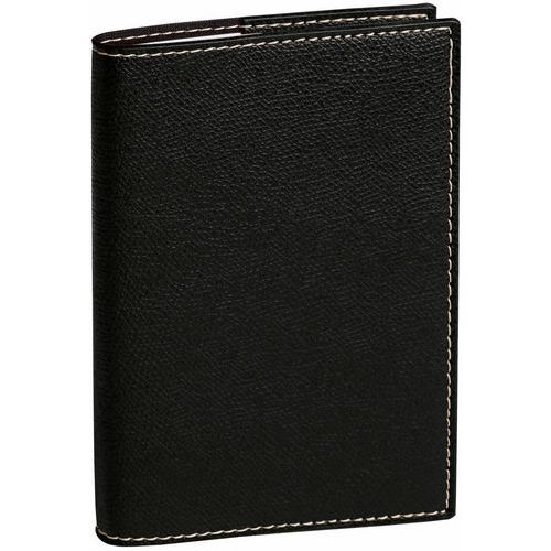 Quo Vadis - Agenda Mensuel 2026 Club Plain - 10x15 cm Noir - 1 Mois par Page - Éco-responsable