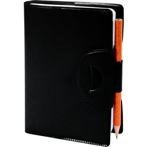 Quo Vadis - Agenda civil journalier Maor Impala - 8,5 x 13 cm - Noir - 1 jour par page, souple, éco-responsable