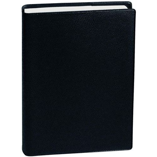 Quo Vadis - Agenda civil journalier Impala ABP1 - 13x21 cm Noir - 1 jour par page - Éco-responsable
