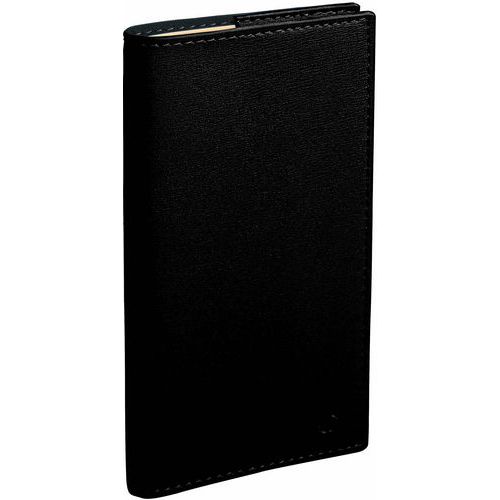 Quo Vadis - Agenda Semainier Soho Italnote Prestige - 8,8 x 17 cm Noir - 1 Semaine sur 2 Pages - Éco-responsable