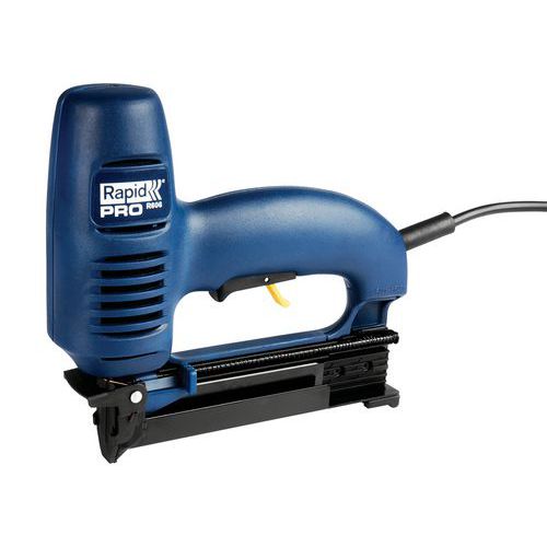 Rapid - Agrafeuse-cloueuse électrique R606 - 3.535 kg - Puissante et Ergonomique