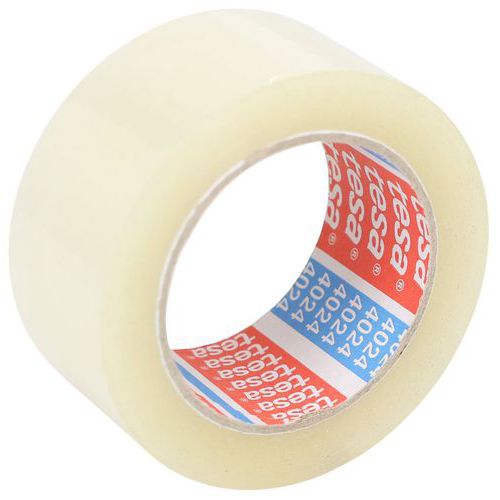 Tesa - Ruban adhésif polypropylène silencieux transparent 100m x 50mm - Haute résistance et écologique