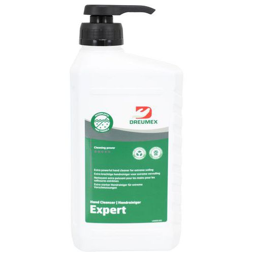 Dreumex - Savon Expert Liquide - Flacon 1L - Nettoyage Puissant pour Mains Salies