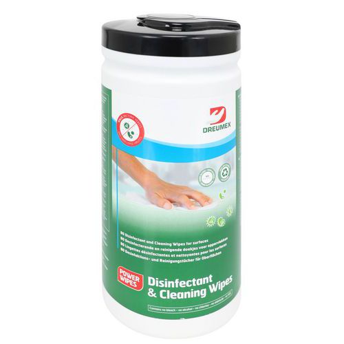 Dreumex - Lingettes Désinfectantes - 170 Feuilles - Nettoyage Efficace et Pratique