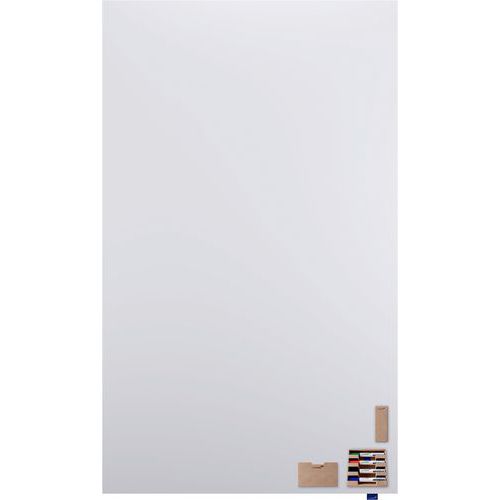 Legamaster - Tableau blanc WALL-UP Émaillé 200x119,5cm - Magnétique, Éco-responsable FSC