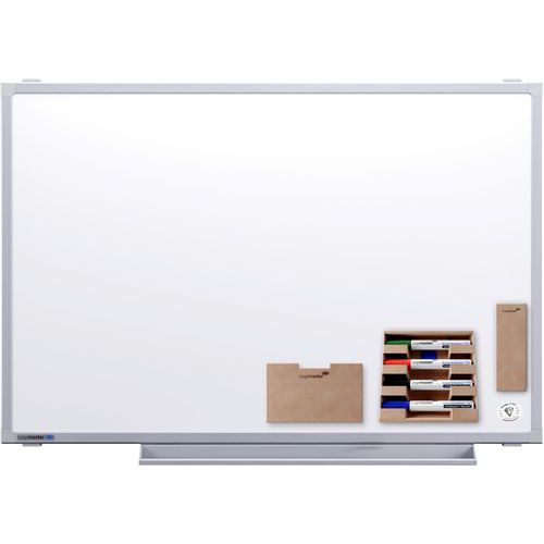 Legamaster - Tableau blanc laqué PROFESSIONAL 60x90cm - Émaillé, Magnétique, Fixation murale, Éco-responsable