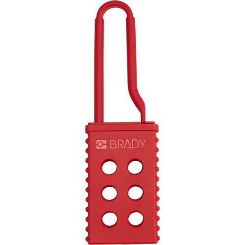 Brady - Mâchoire de consignation orange en nylon - Anse 9 mm - Sécurité industrielle