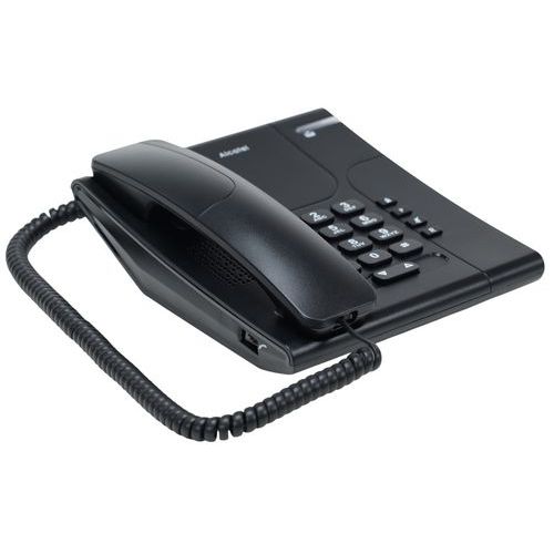Alcatel - Téléphone analogique Temporis 180 - Noir - Rappel Oui - Sans écran
