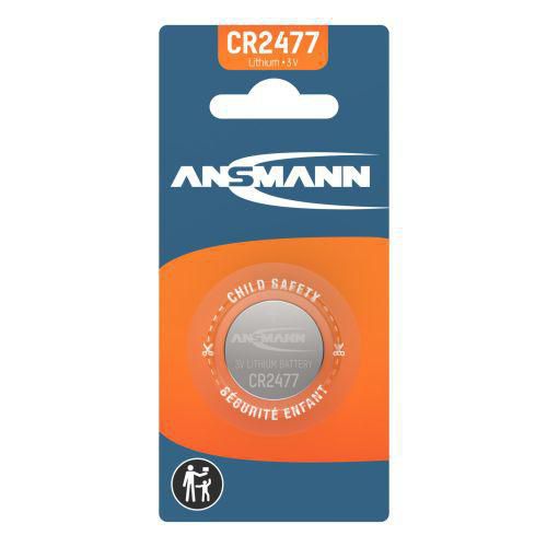 Ansmann - Pile Lithium CR2477 1516-0010 - Haute Performance et Longue Durée