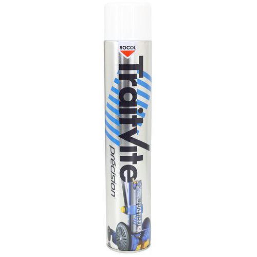 Rocol - Peinture Aérosol Traitvite Blanc 750ml - Marquage Permanent - Séchage Rapide - RAL 9016