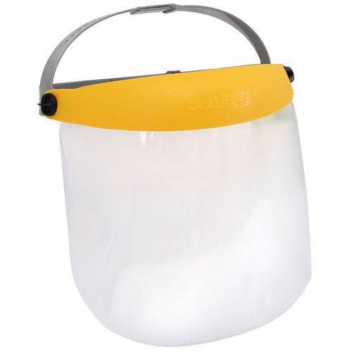 Bolle Safety - Écran facial relevable Polycarbonate Incolore - Antibuée - Norme EN 166 - EPI