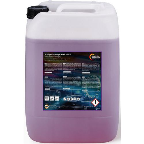 IBS - Nettoyant Spécial Ultrason WAS 20.100 - 20L - Nettoyage Industriel Efficace