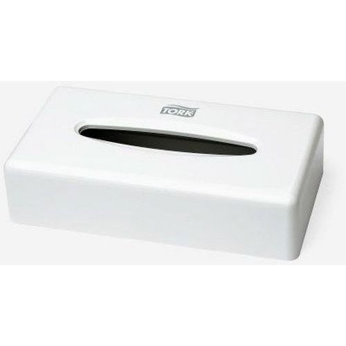 Tork - Distributeur mouchoirs Blanc - Plastique - 100 essuie-mains - Hygiène et Praticité