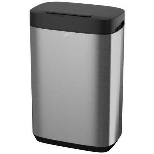 Tork - Poubelle Sanitaire 50L Aluminium Gris - Hygiène Féminine - Métal Inox - Milieu Médical