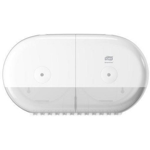 Tork - Distributeur double T9 Blanc - Plastique - Pour rouleaux Ø 15 cm - Hygiène et efficacité