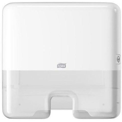 Tork - Distributeur d'essuie-mains enchevêtrés Mini Blanc - Plastique - H 305 mm L 105 mm - Robuste et Hygiénique