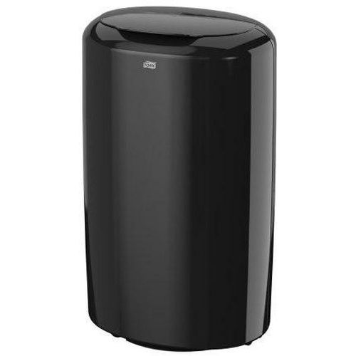 Tork - Poubelle Sanitaire Bin 50L Noir - Ouverture Pédale - Plastique Polypropylène - 64.5cm Hauteur - Intérieur - 3 Ans Garantie
