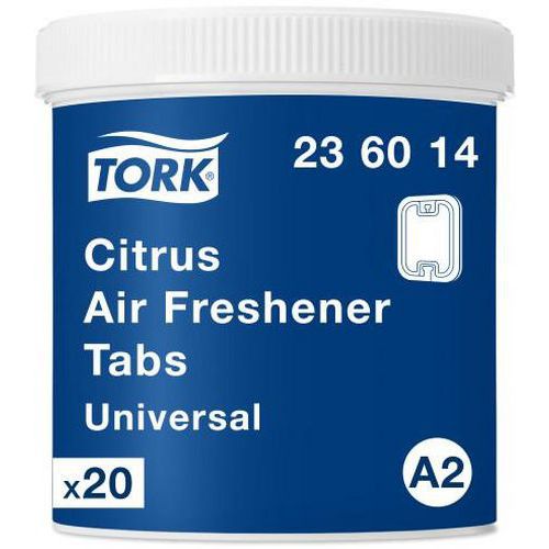 Tork - Disque de parfum M Fresh Citron - Aérosol - Fraîcheur longue durée