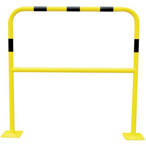 Barrière Sécu 1m Dia= 40mm Platine Fixatio N Jaune/noir