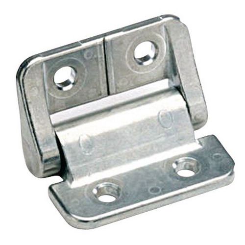 Emka - Charnière PHC Reell Zinc - Entraxe 28mm - Longueur 40.6mm - Largeur 38mm - Quincaillerie Robuste