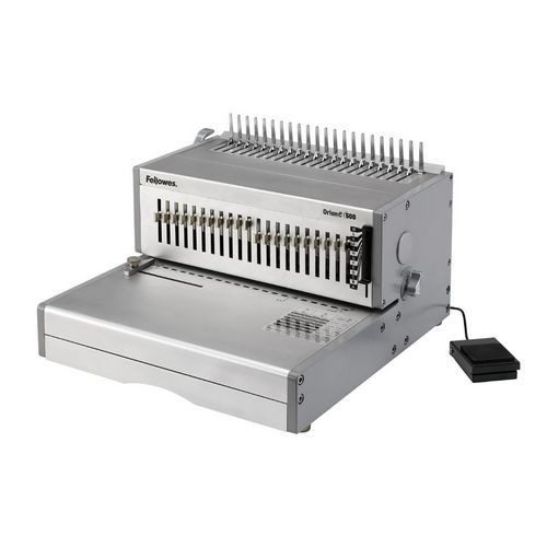 Fellowes - Perforelieur Orion E500 Électrique - 30 Feuilles Perforées, 500 Reliées - Format A4 - Polyvalent et Efficace