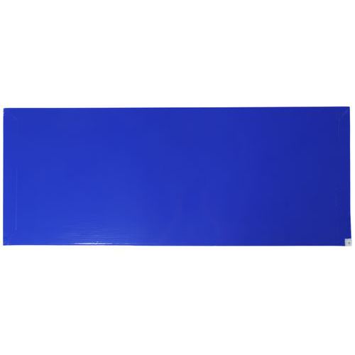 Ergomat - Tapis de propreté pelable bleu - 46x114cm - 30 feuilles - Usage modéré - Écologique