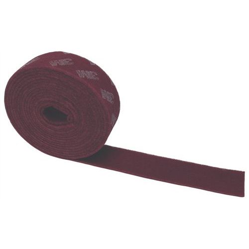 3M - Rouleau abrasif Scotch-Brite CF-RL - 150x25000 mm - Très fin, finition rouge
