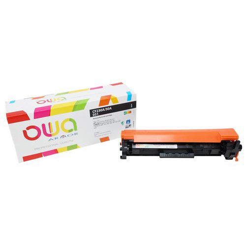 Owa - Toner Reconditionné Noir HP CF 230 A - 1600 Pages - Éco-responsable