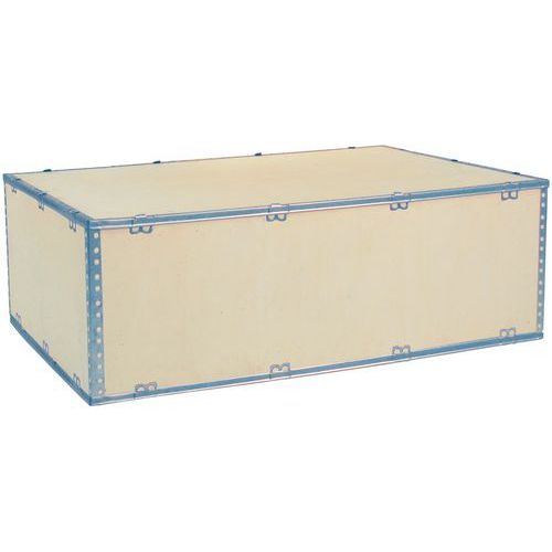 Caisse Contreplaqué avec Couvercle 1200x800x600mm - Charge 700kg - Exportable - Robuste et Pratique