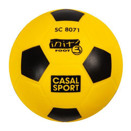 Casal Sport - Ballon de Football Mousse HD Taille 3 - PVC Sans COV - Idéal Entraînement Macadam