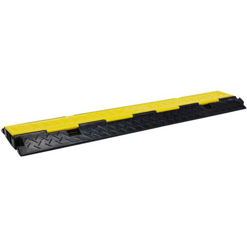 Cable Equipements - Protège-câbles COBRA pour Véhicules - 1m - Noir/Jaune - 2 Câbles Max