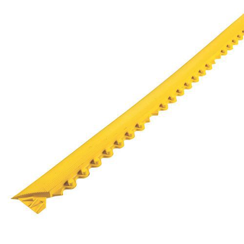 Notrax - Bordure Mâle pour Dalle Antifatigue Soudure Jaune 15x91.56cm - Usage Intensif Résistant Huiles Liquides Industriels