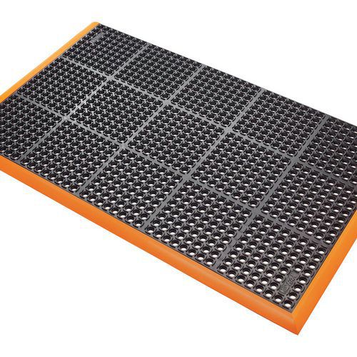 Notrax - Tapis caillebotis nitrile Safety Stance 66x102 cm - Usage intensif - Résistant huiles et produits chimiques