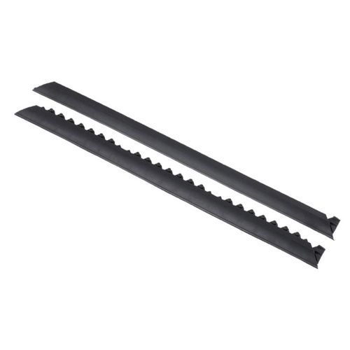 Notrax - Bordure Dalle Antifatigue Femelle Noir 15x91.56cm - Usage Intensif - Résistant Huiles & Liquides