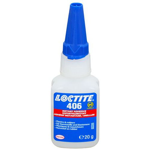 Loctite - Colle Instantanée PRISM 406 - 20g Transparent - Rapide et Polyvalente